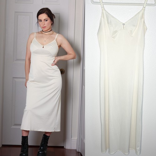 Vintage olga ivory nylon - nylon, full